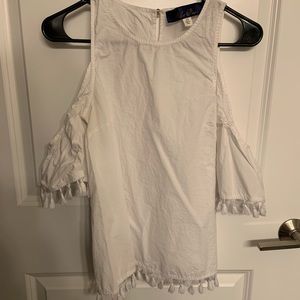 Cold shoulder blouse